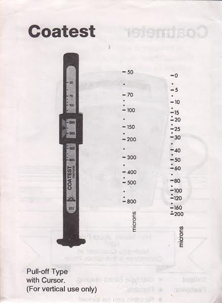 Coating Guage paint type- Coatest